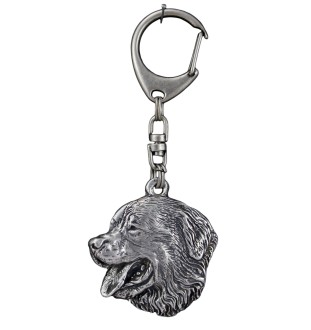 Bouvier bernois porte-clés en argent massif Art-Dog